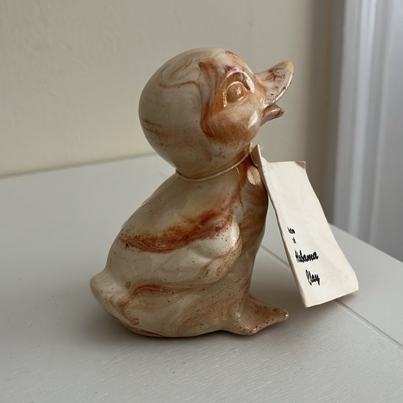 VINTAGE ALABAMA CLAY DUCK FIGURINE DECOR STATUE - Picture 2 of 10